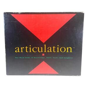 Articulation Board Game Vintage 1980s Complete 100% Family Party Game Hasbro